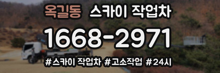 옥길동 스카이 작업차