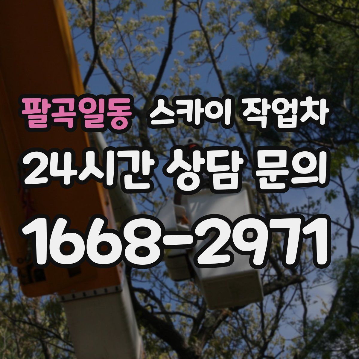 팔곡일동 스카이 작업차