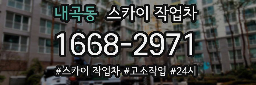 내곡동 스카이 작업차