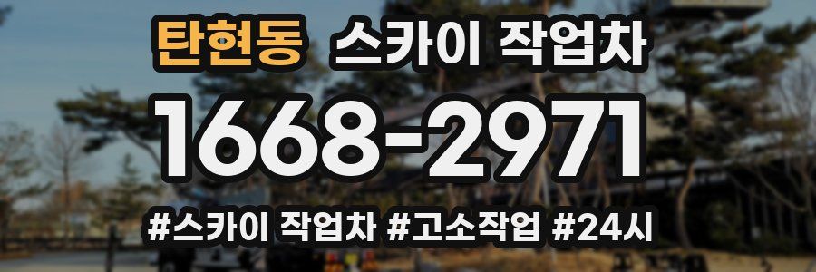 탄현동 스카이 작업차