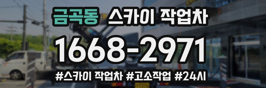 금곡동 스카이 작업차