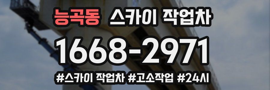 능곡동 스카이 작업차