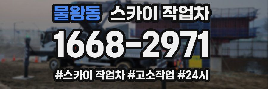 물왕동 스카이 작업차