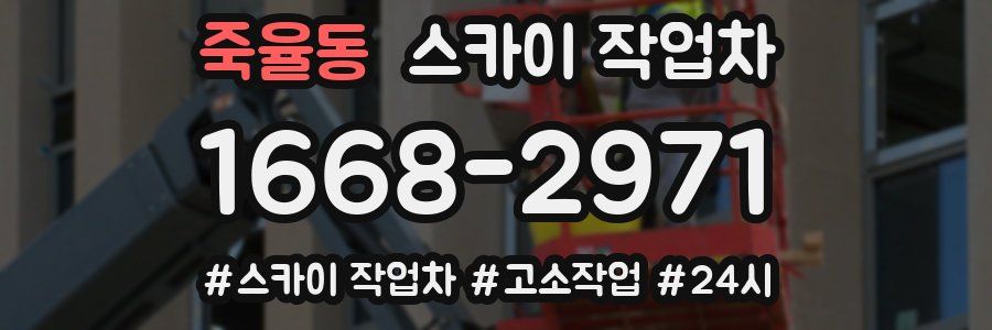 죽율동 스카이 작업차