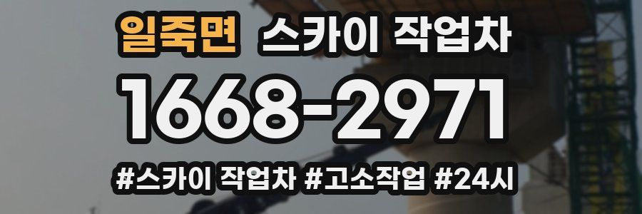 일죽면 스카이 작업차