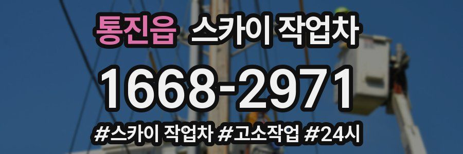 통진읍 스카이 작업차