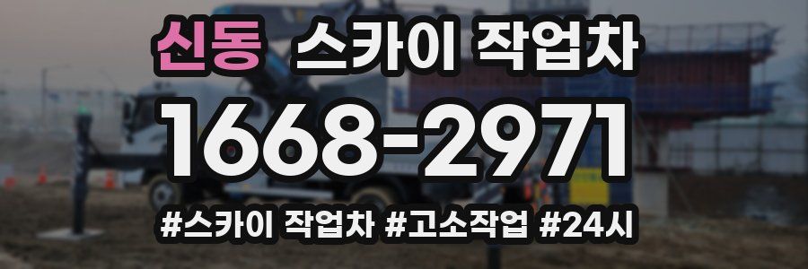 신동 스카이 작업차