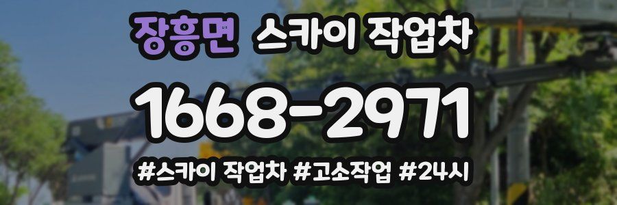 장흥면 스카이 작업차