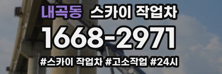 내곡동 스카이 작업차