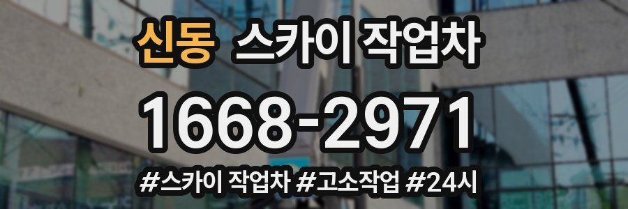 신동 스카이 작업차