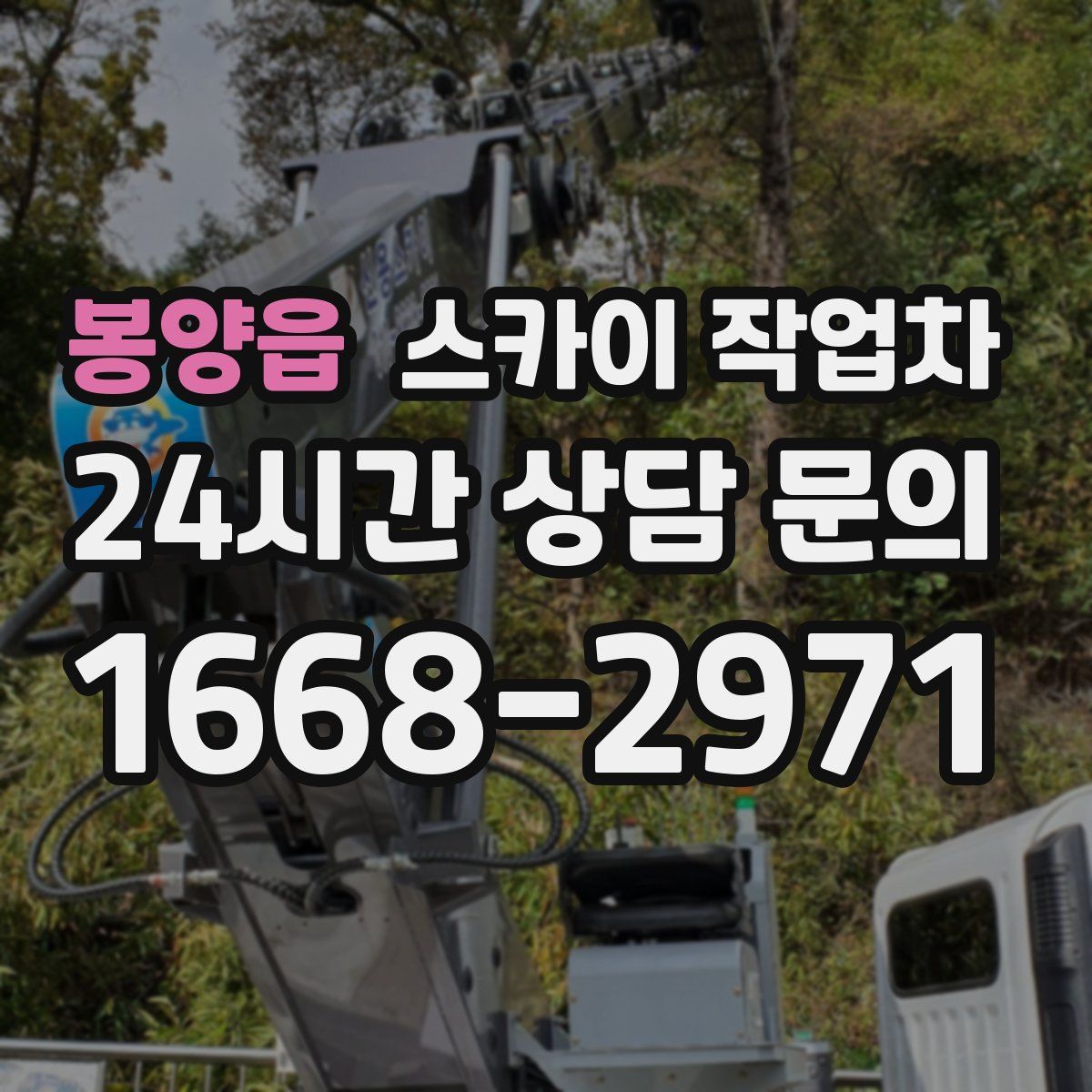 봉양읍 스카이 작업차