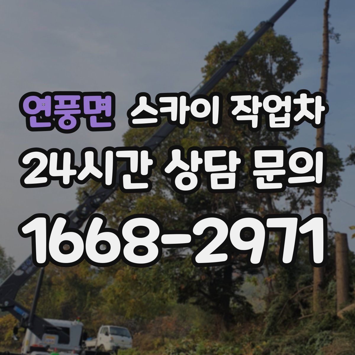 연풍면 스카이 작업차