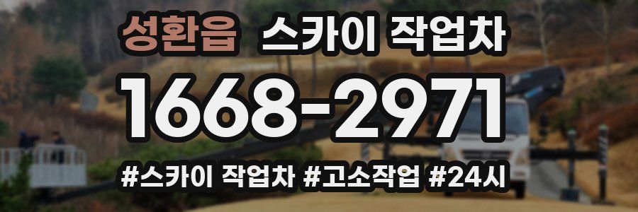 성환읍 스카이 작업차