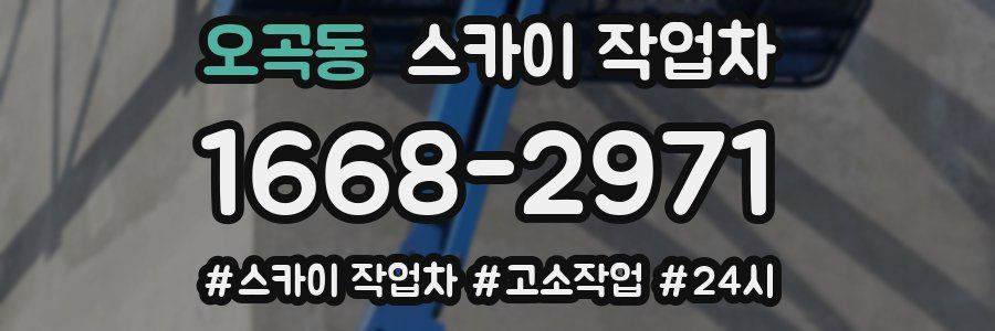 오곡동 스카이 작업차