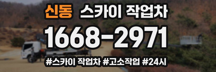 신동 스카이 작업차