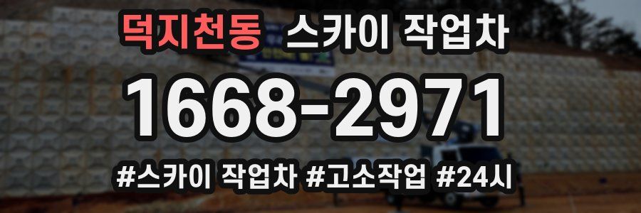 덕지천동 스카이 작업차