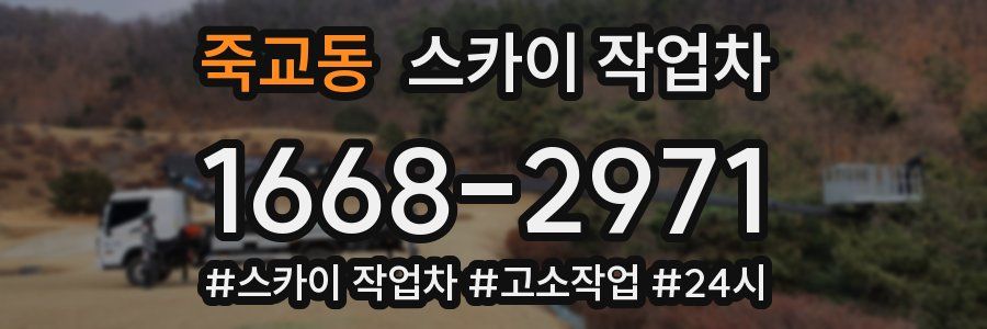 죽교동 스카이 작업차