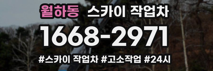 월하동 스카이 작업차