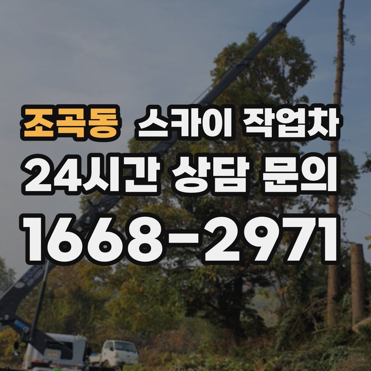 조곡동 스카이 작업차 외부 조명 설치와 교체 작업 팁