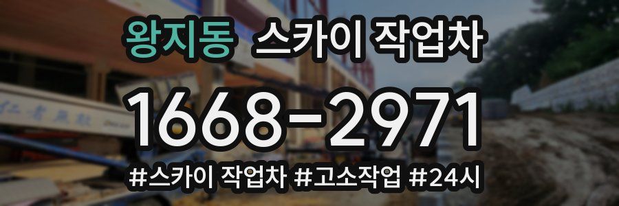 왕지동 스카이 작업차