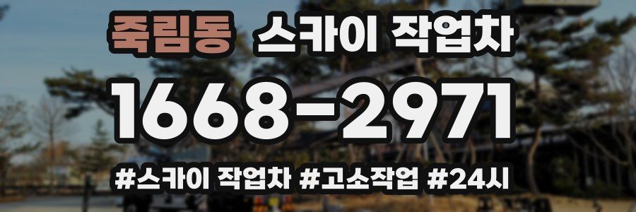 죽림동 스카이 작업차
