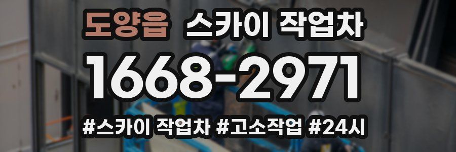 도양읍 스카이 작업차