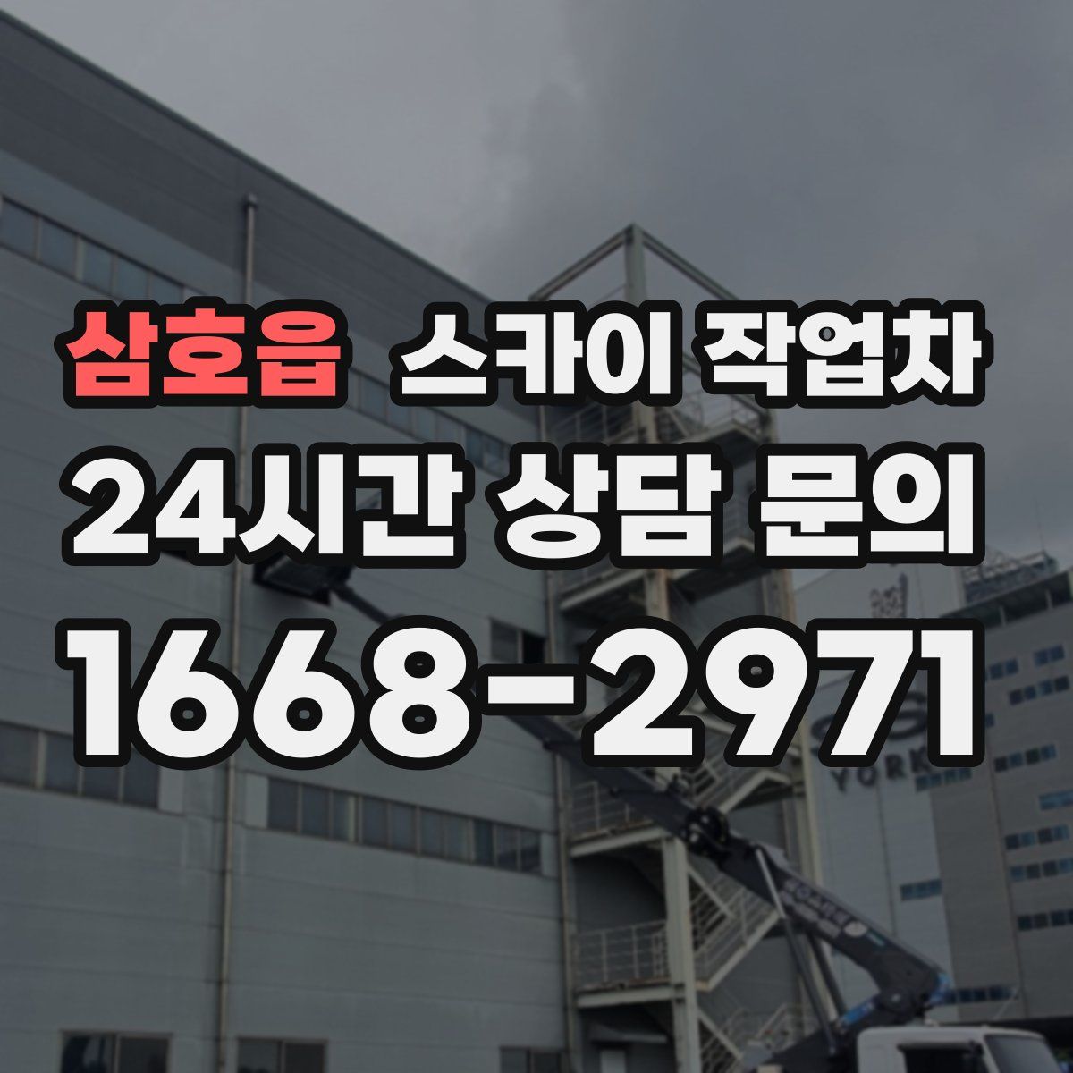 삼호읍 스카이 작업차