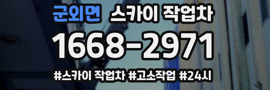 군외면 스카이 작업차