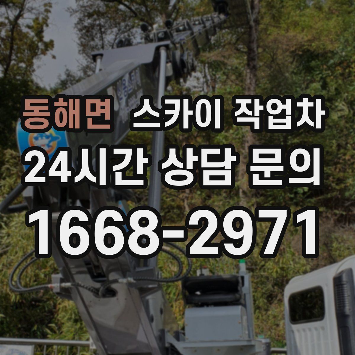 동해면 스카이 작업차