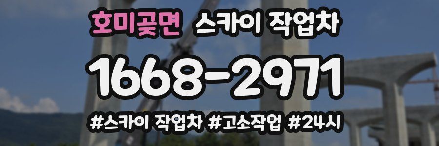 호미곶면 스카이 작업차