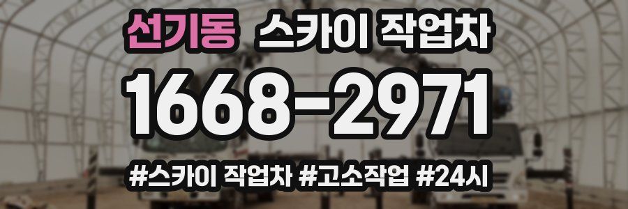 선기동 스카이 작업차