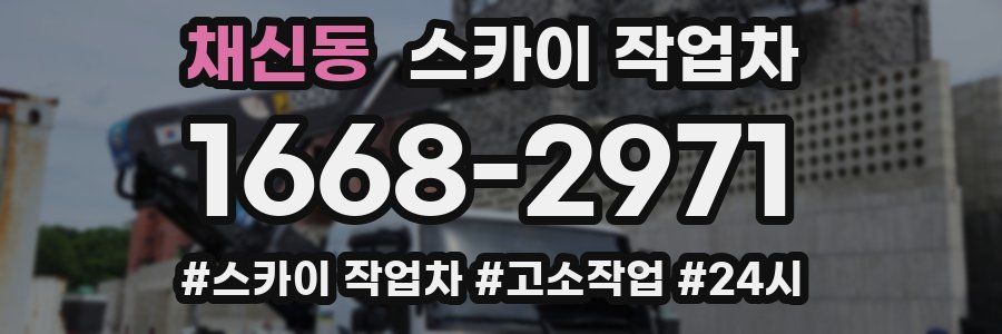 채신동 스카이 작업차