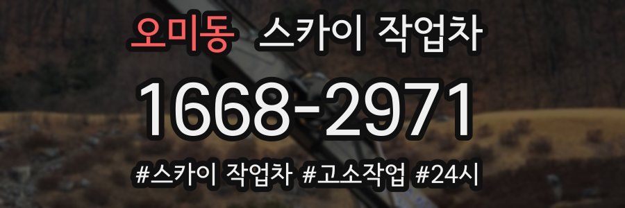 오미동 스카이 작업차