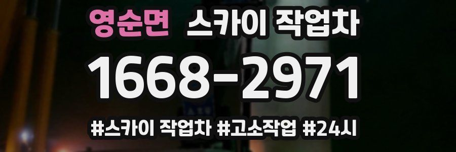 영순면 스카이 작업차