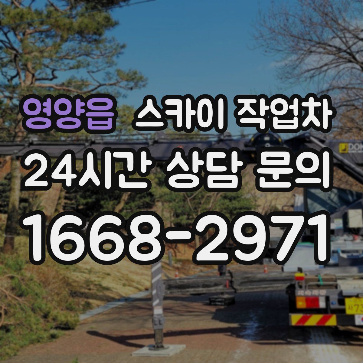 영양읍 스카이 작업차