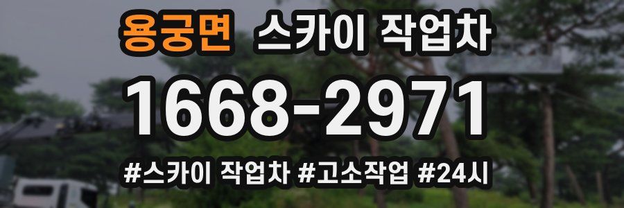 용궁면 스카이 작업차