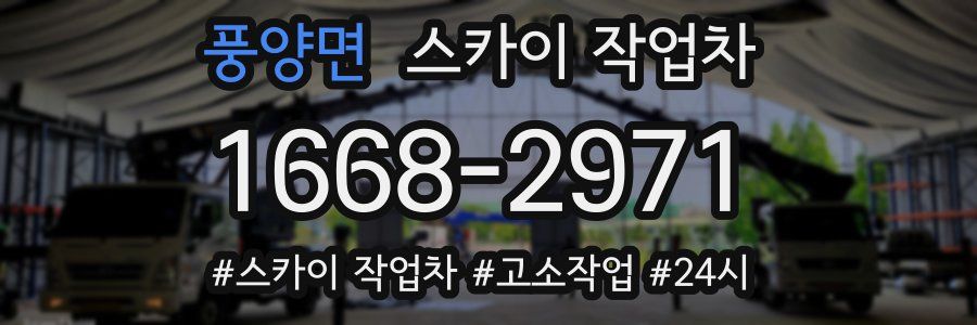 풍양면 스카이 작업차