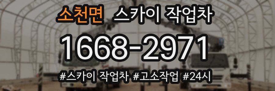 소천면 스카이 작업차