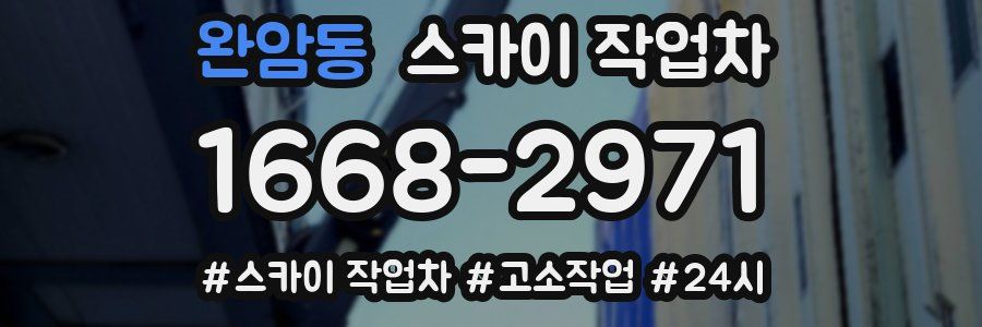 완암동 스카이 작업차