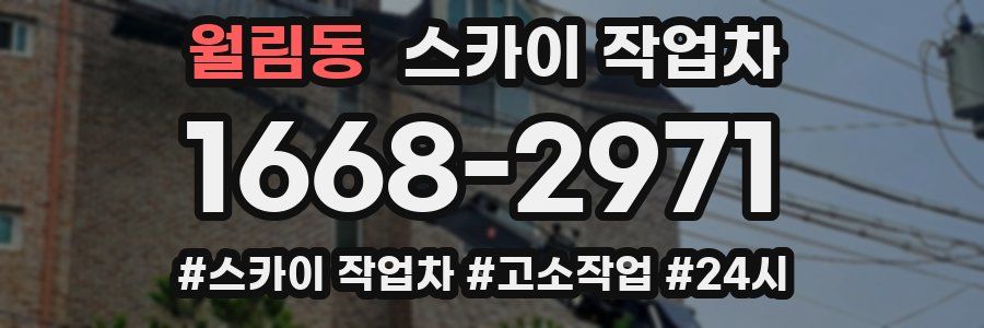 월림동 스카이 작업차