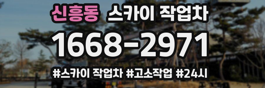 신흥동 스카이 작업차