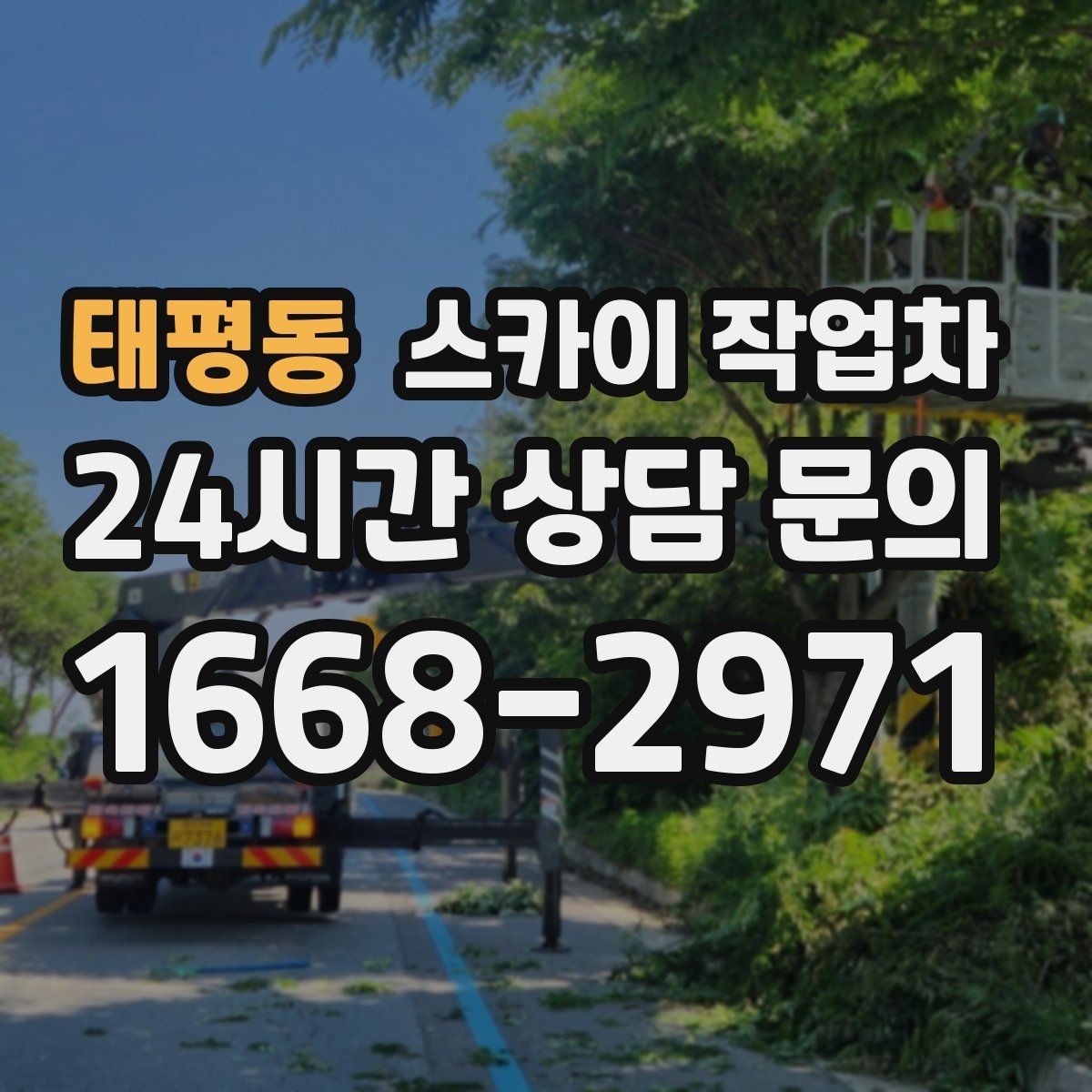태평동 스카이 작업차 현장 조건에 따라 장비가 달라지는 이유
