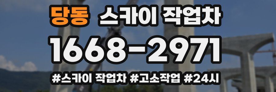 당동 스카이 작업차