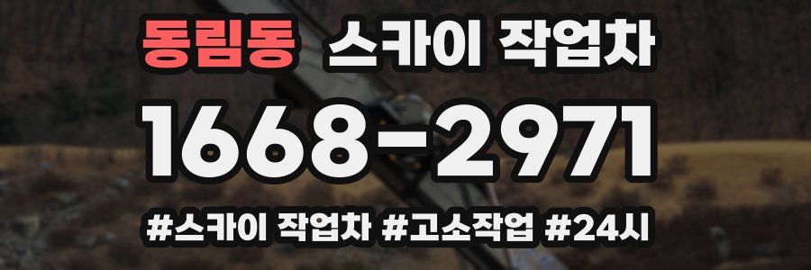 동림동 스카이 작업차