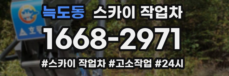 늑도동 스카이 작업차