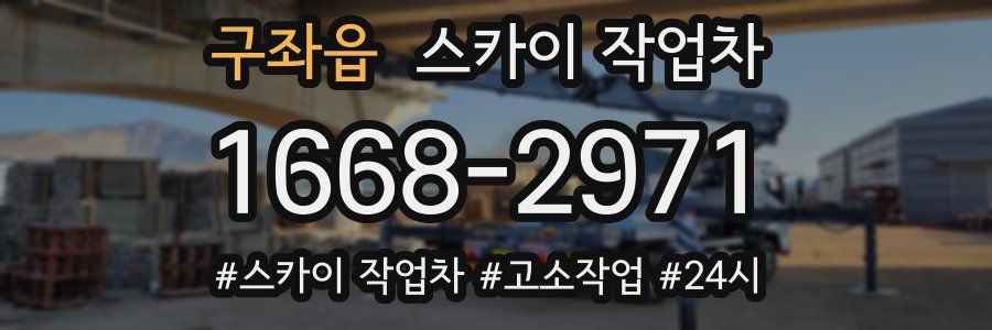 구좌읍 스카이 작업차