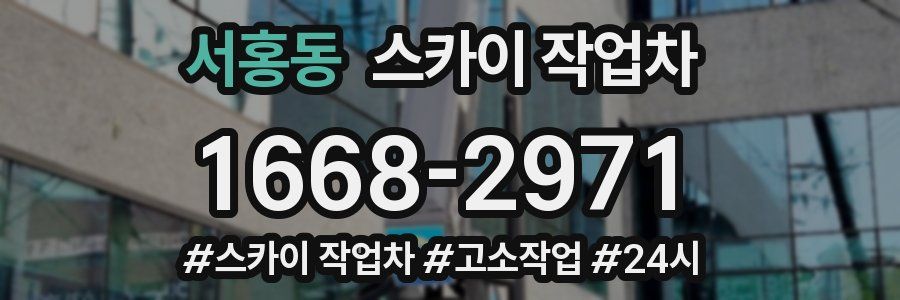 서홍동 스카이 작업차