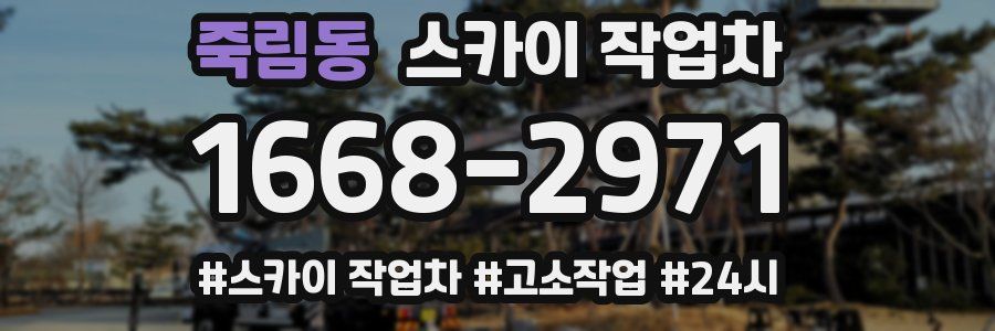 죽림동 스카이 작업차