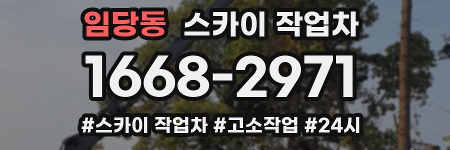 임당동 스카이 작업차