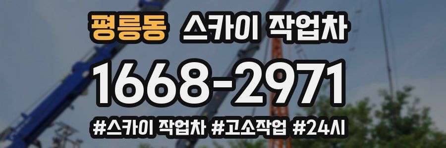 평릉동 스카이 작업차